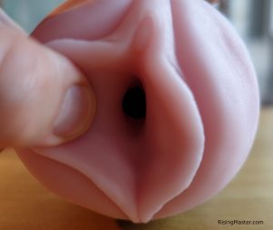 photo looking inside at the fleshlight lips and contours