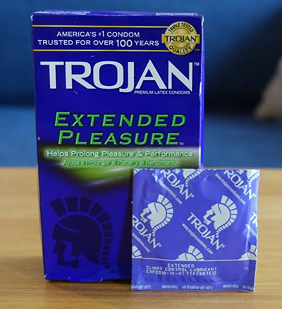 trojan extended pleasure condom