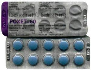 dapoxetine pills in a packet