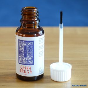 image showing how to apply china brush