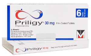 image of a box of dapoxetine tablets