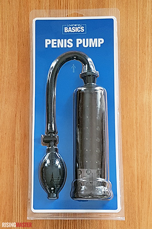 penis pump in the packaging