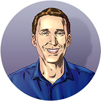 illustration of the Rising Master blog author Ethan Green