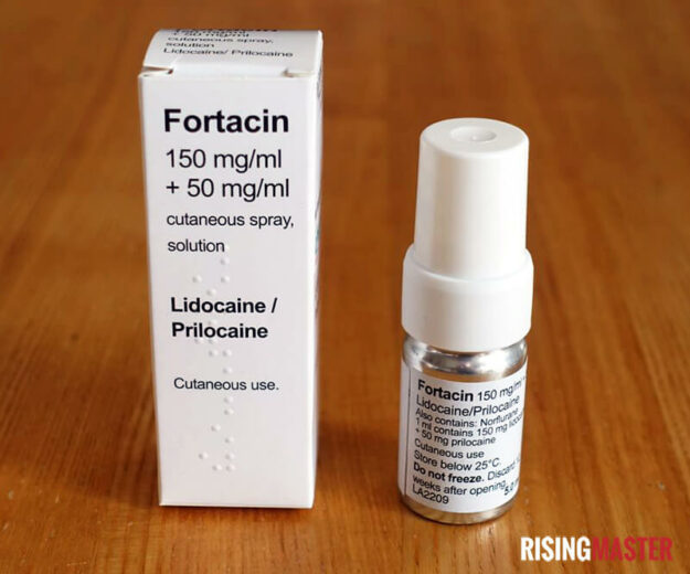 fortacin spray bottle and box